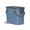 Rotho albula poubelle de tri 25l bleu horizon