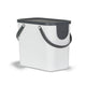 Rotho Rotho Albula Séparation des déchets Spread Bin 25L Mistletoe blanc