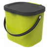 Rotho albula poubelle bio 23,5x20x20,8 cm 6l vert lime