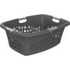 Panier à linge fleurs Rotho 50l anthracite