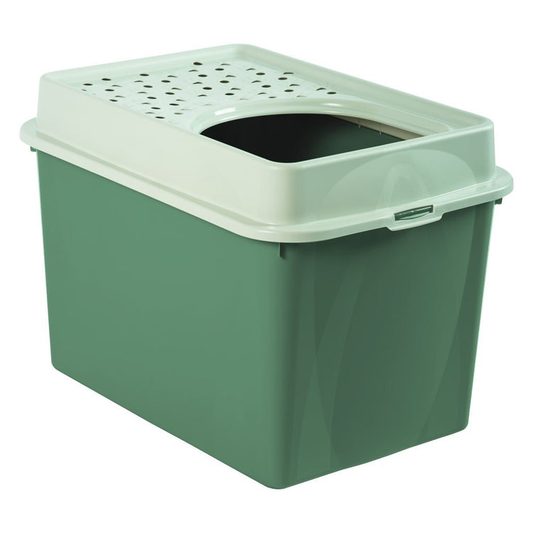 Rotho Rotho Berty Kattenbak avec boucherie Hang Green Sable