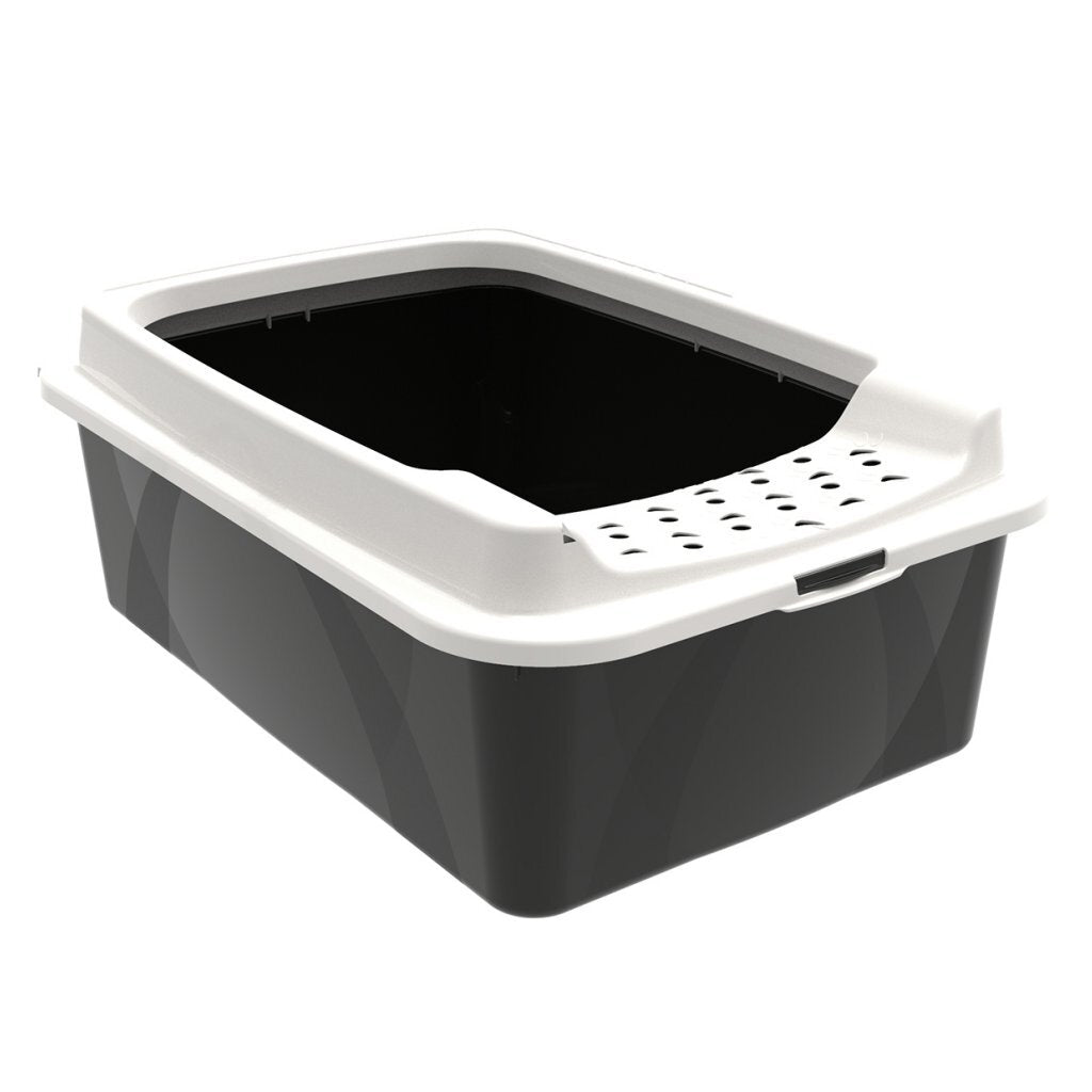 Rotho Rotho Bonnie Kattenbak avec Bovanding M Black Sand