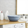 Rotho évier quotidien rond 34cm 6l bleu
