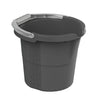 Seau journalier Rotho avec balance 10l anthracite