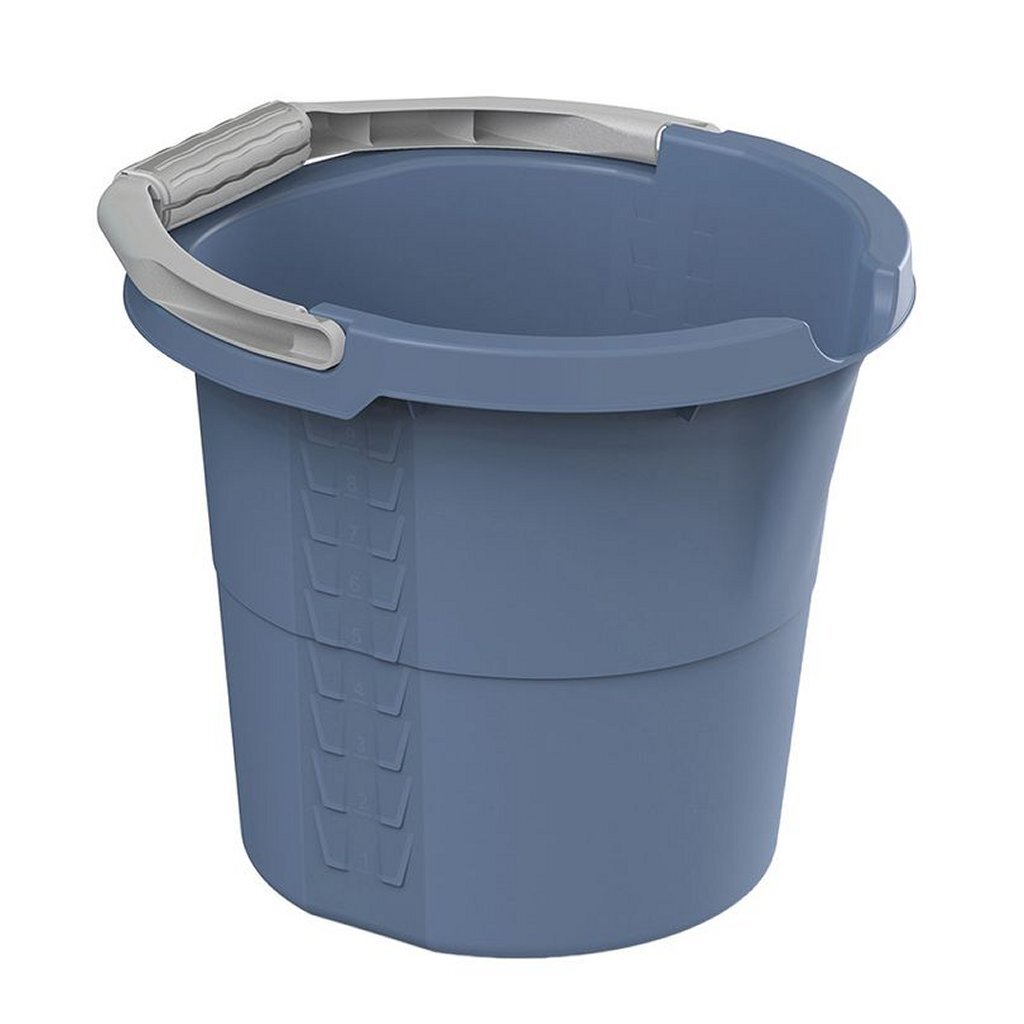 Seau journalier Rotho avec balance 10l bleu horizon