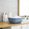 Rotho évier quotidien 34x34cm 8l bleu