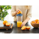 Rotho shaker avec presse 1 l loft horizon bleu - afbeelding 2