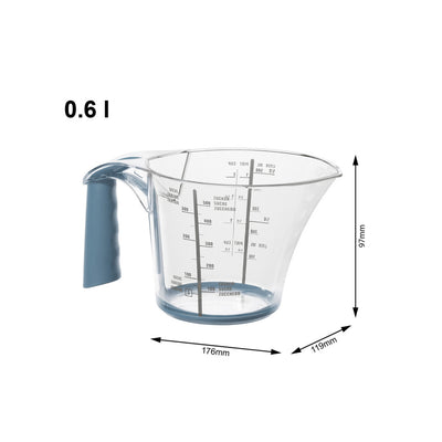 Rotho Rotho Loft Mash Cup 0.6L Horizon Blauwwit