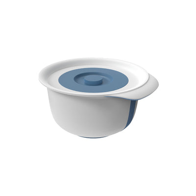 Rotho Rotho Bol de montage frais avec couvercle d'éclaboussure 4l Horizon Bleu
