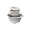 Rotho Rotho Bol de montage frais avec couvercle éclaboussant 4L Grey