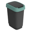 Rotho Rotho Twist Waste Bin 10L Misthracite vert