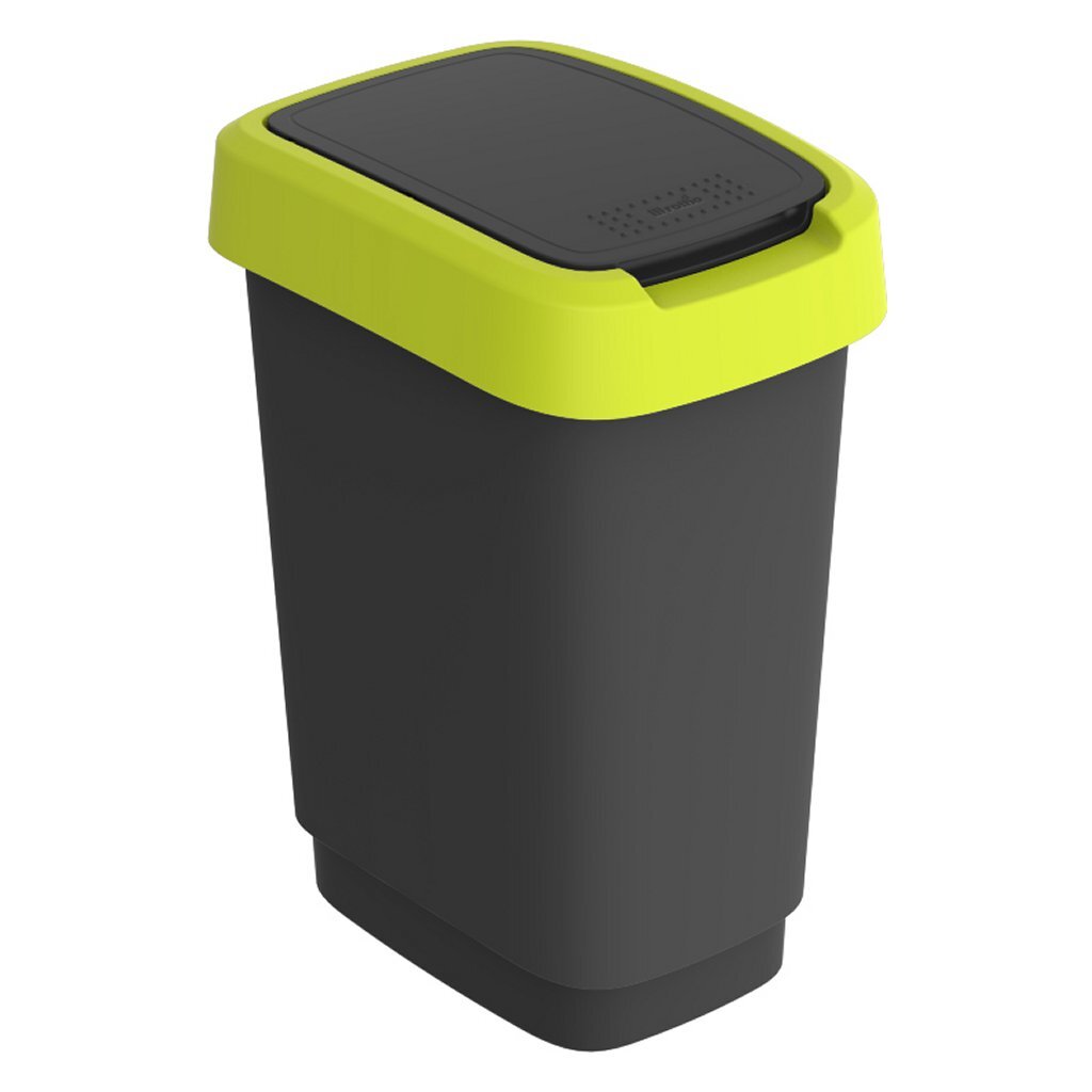 Rotho Rotho Twist Waste Bin 10L Anthracite de lime