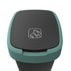 Rotho Rotho Twist Waste Bin 25L Misthracite vert