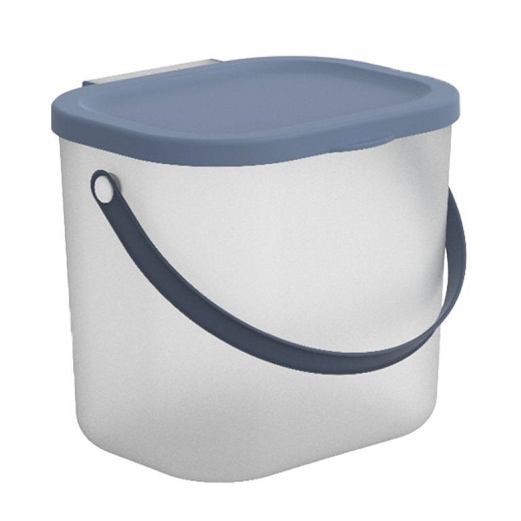 Rotho albula boîte de lessive 6l bleu horizon transparent