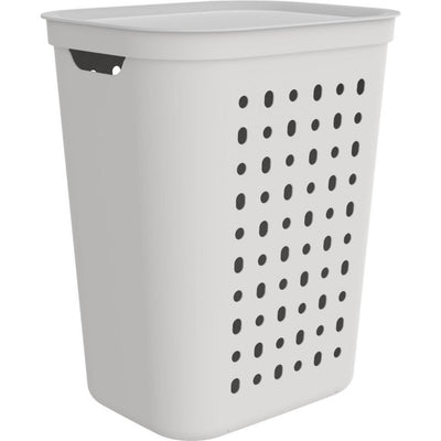 Rotho Jona Laundry Basket 55L White