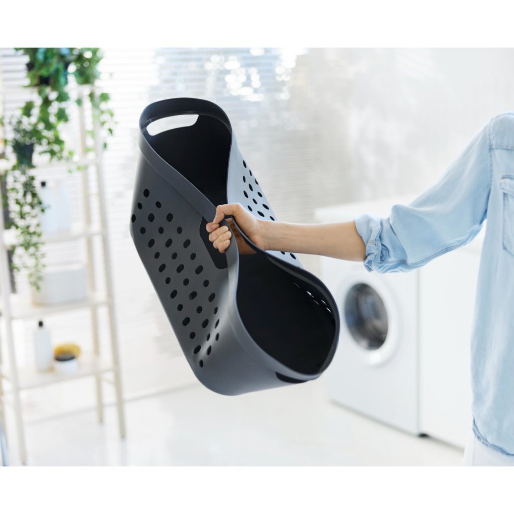 Rotho Rotho Jona Laundry Basket 39L Anthracite