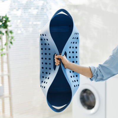Rotho Rotho Jona Laundry Basket 39L Horizon Blue