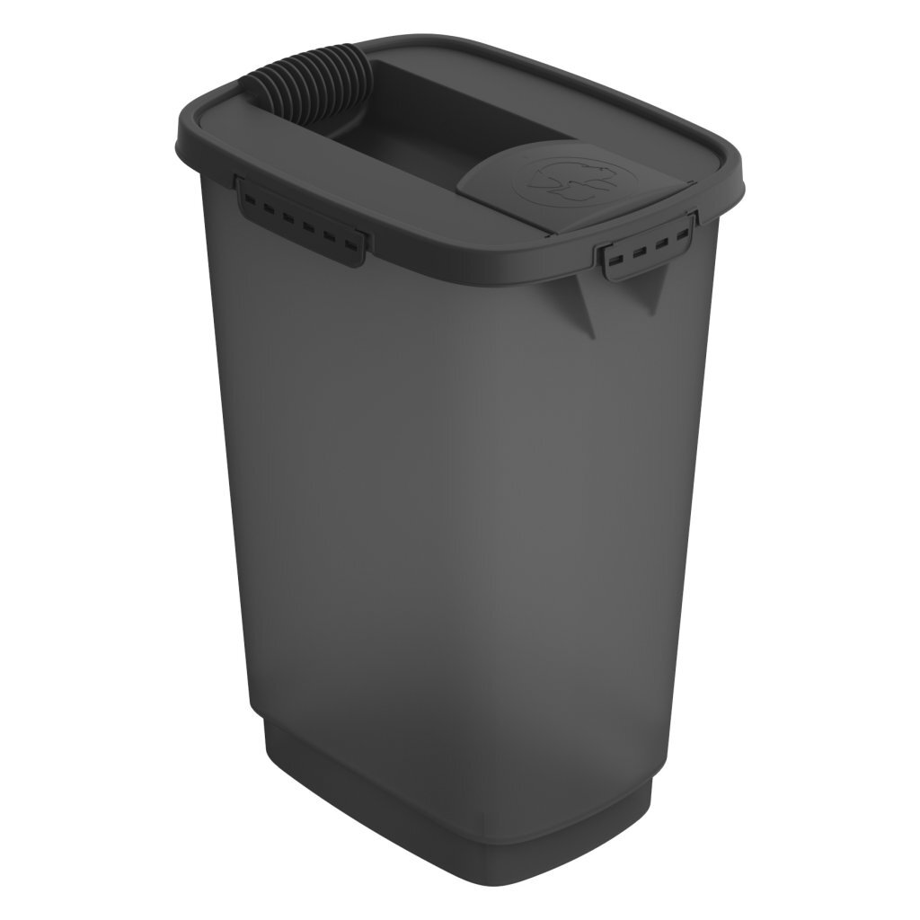 Rotho Rotho Cody Pet Food Container 25L Anthracite Transparent
