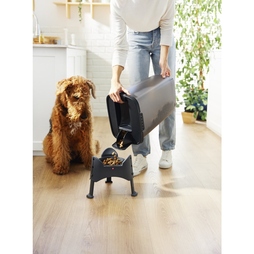 Rotho Rotho Cody Pet Food Container 25L Anthracite Transparent