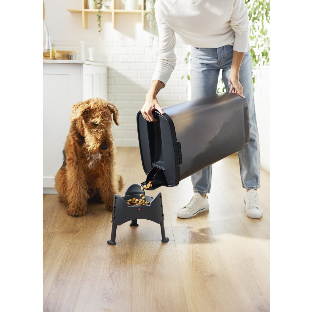 Rotho Rotho Cody Pet Food Container 50L Anthracite Transparent