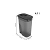 Rotho Rotho Flo Pet Food Container 4.1L Anthracite Transparent