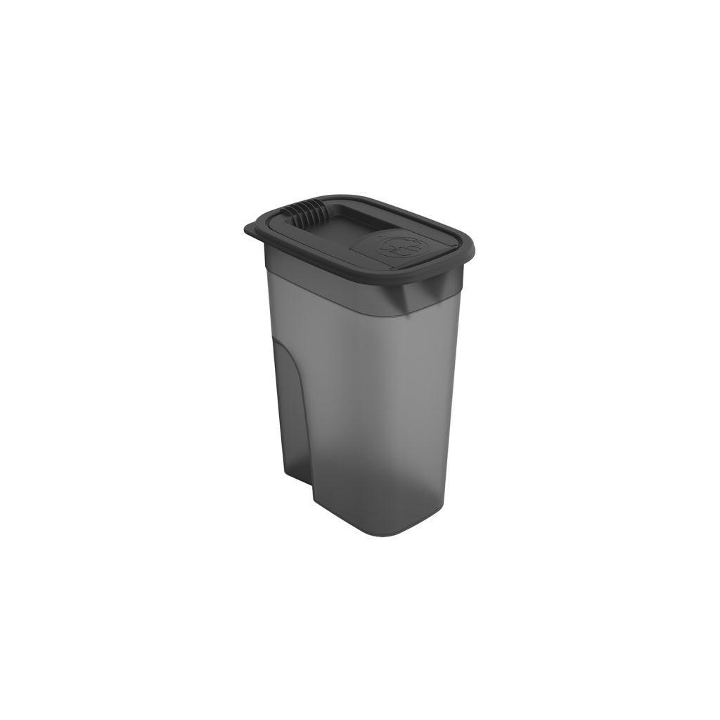 Rotho Rotho Flo Pet Food Container 4.1L Anthracite Transparent