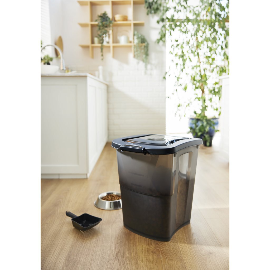 Rotho Rotho Archi Pet Food Container 38L Anthracite Transparent