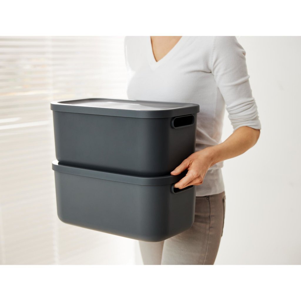 Rotho Rotho Albula Storagebox 12L Anthracite