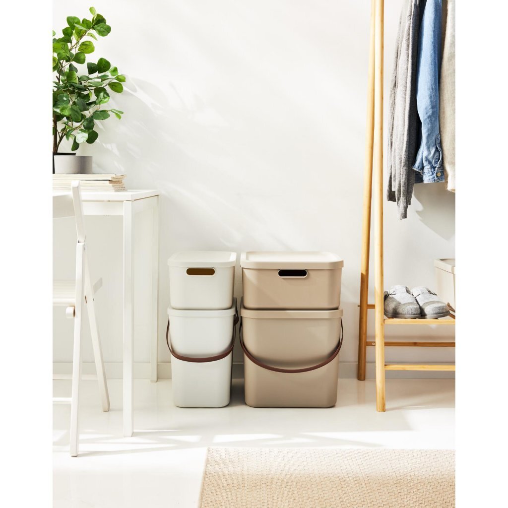 Rotho Rotho Albula Decoration Storage Box 20L Cappuccino