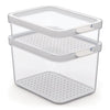 Rotho Rotho Cauma Set Fridge Organizer 1.2L + 2.15L Transparent