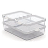 Rotho Rotho Cauma Set Fridge Organisateur 2.6L + 2x1.2L Transprant