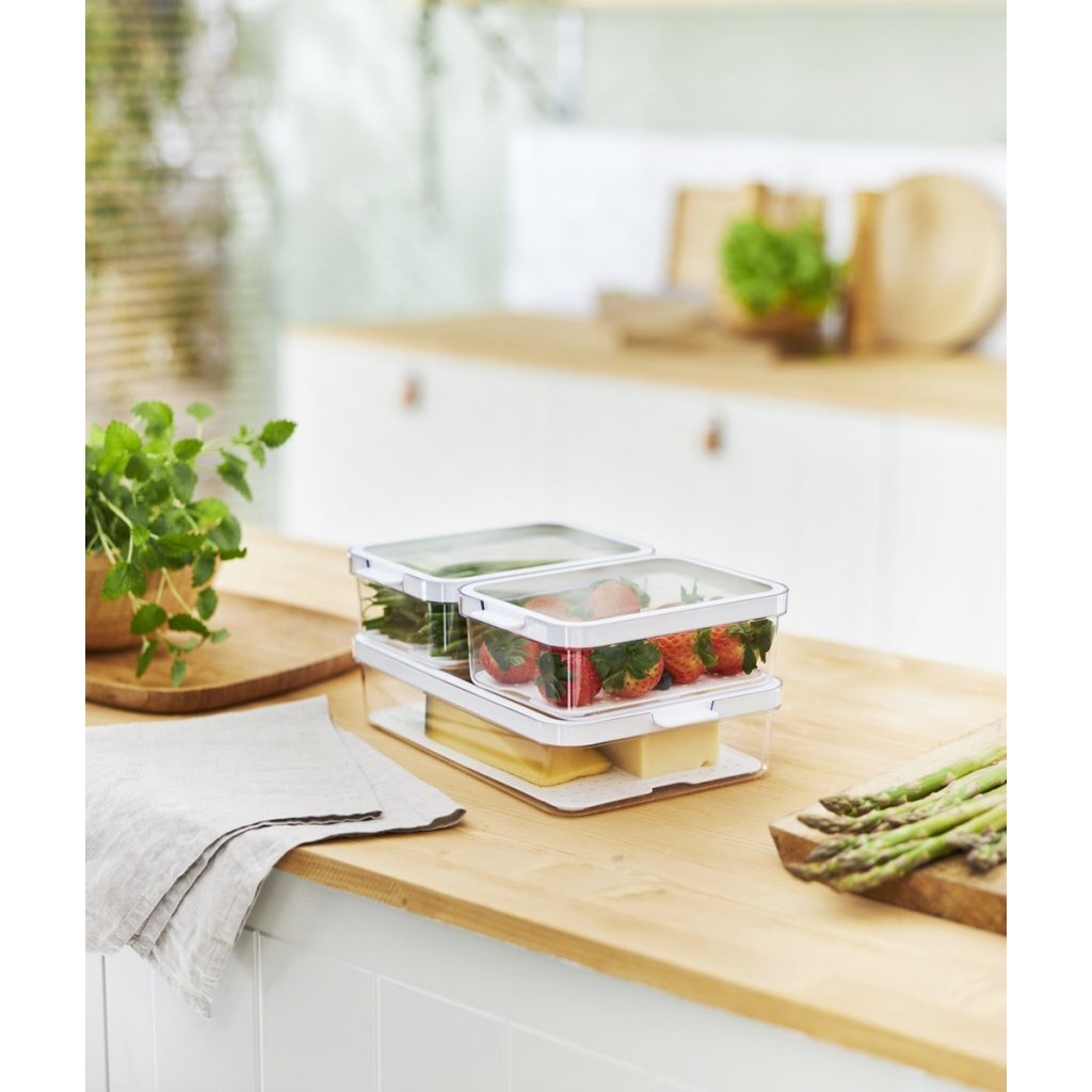 Rotho Rotho Cauma Set Fridge Organisateur 2.6L + 2x1.2L Transprant