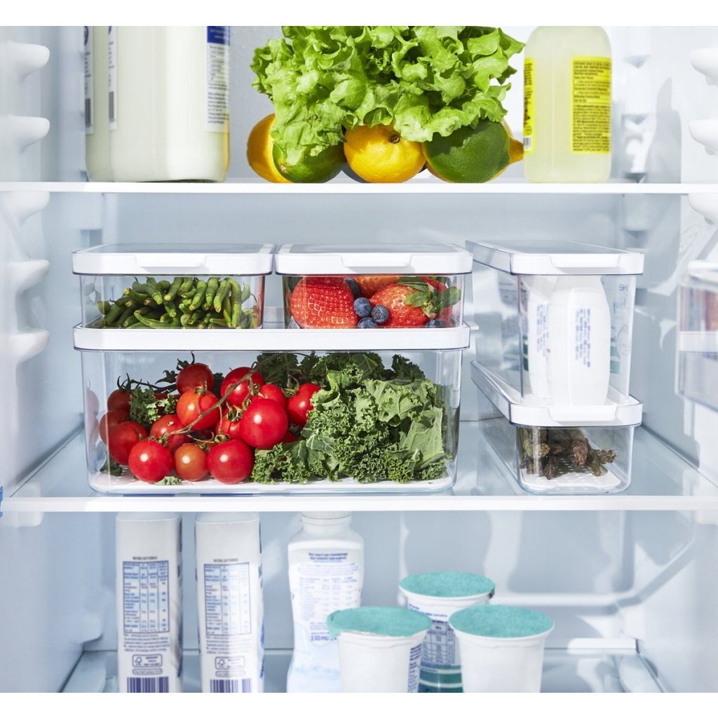 Rotho Rotho Cauma Set Fridge Organizer 4.65L + 2L + 1,15L + 2X 1.2L Transparent