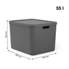 Rotho albula multibox 55l anthracite