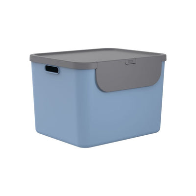 Rotho albula séparateur de déchets 55l bleu anthracite