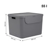 Séparateur de déchets Rotho Albula 55l anthracite