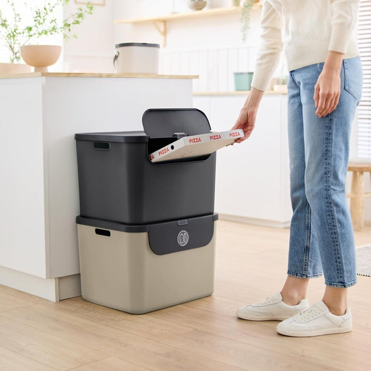 Séparateur de déchets Rotho Albula 55l anthracite