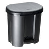 Rotho pila poubelle à pédale séparateur de déchets 2x10l noir