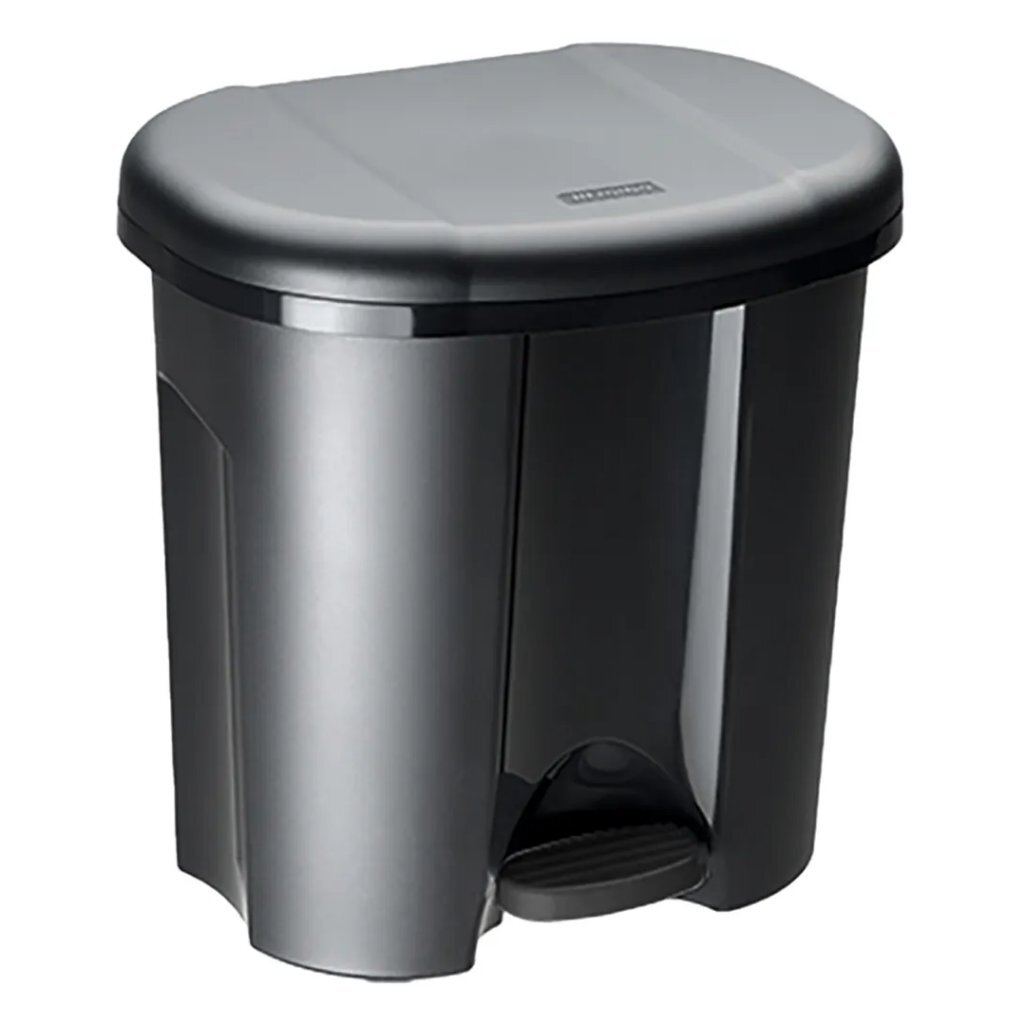 Rotho pila poubelle à pédale séparateur de déchets 2x10l noir