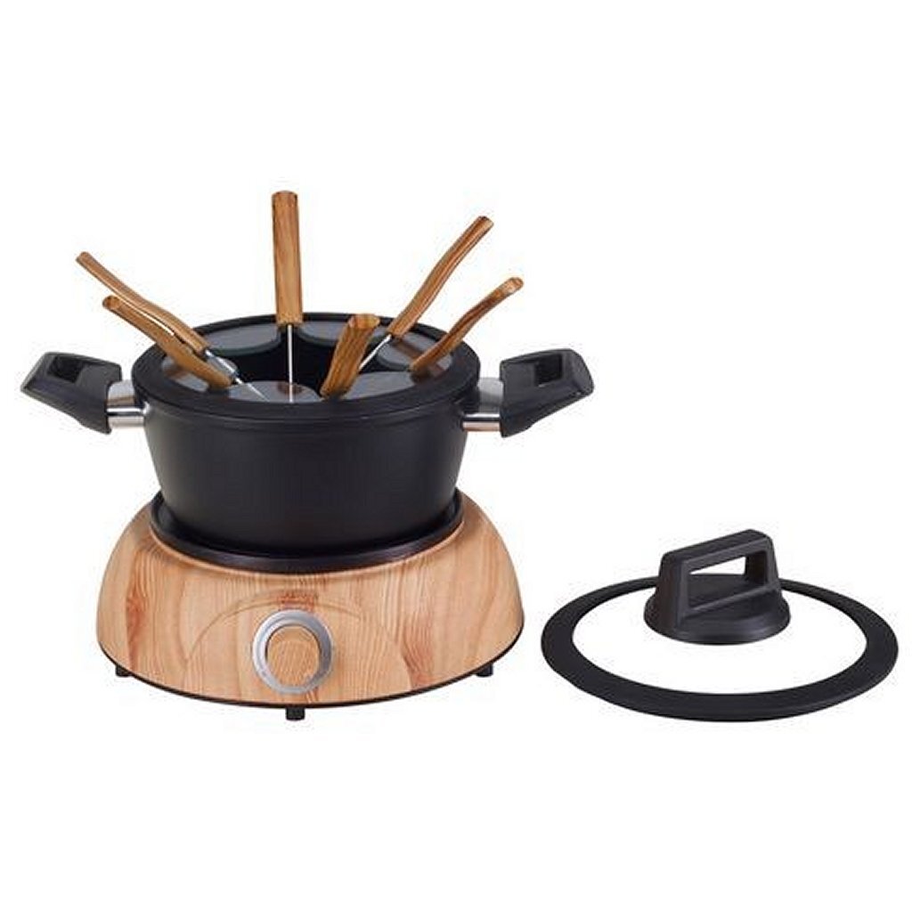 Basic-Nouvel Wood 6 Personnes Set Black Wood