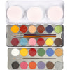 Maquillage Eulenspiegel, différentes couleurs, 24 couleurs 1 ensemble