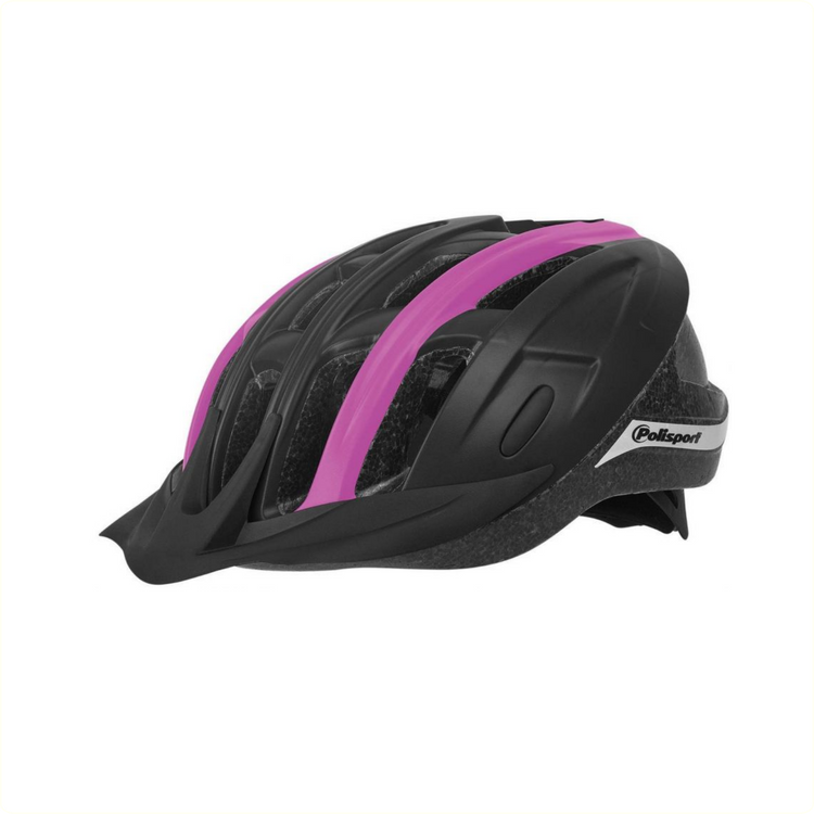 Polisport Ride en casque de vélo L 58-62 cm Black Fuchsia