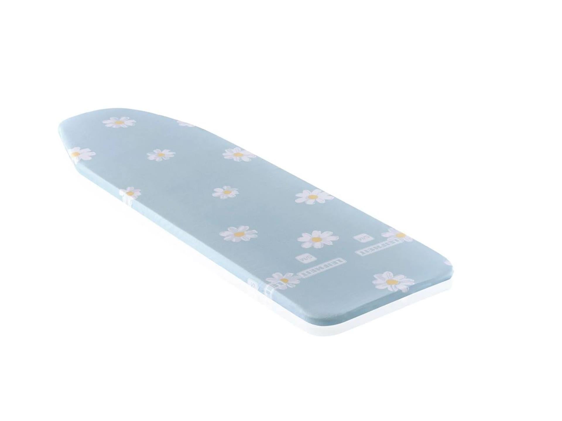 Housse de table à repasser Leifheit - coton classique - s m - fleurs bleu clair