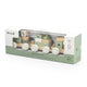 Train empilable en bois Oku polar b avec 2 wagons