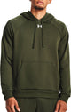 Under Armour UA Rival Fleece Hoodie Pull de sport pour homme - vert - blanc