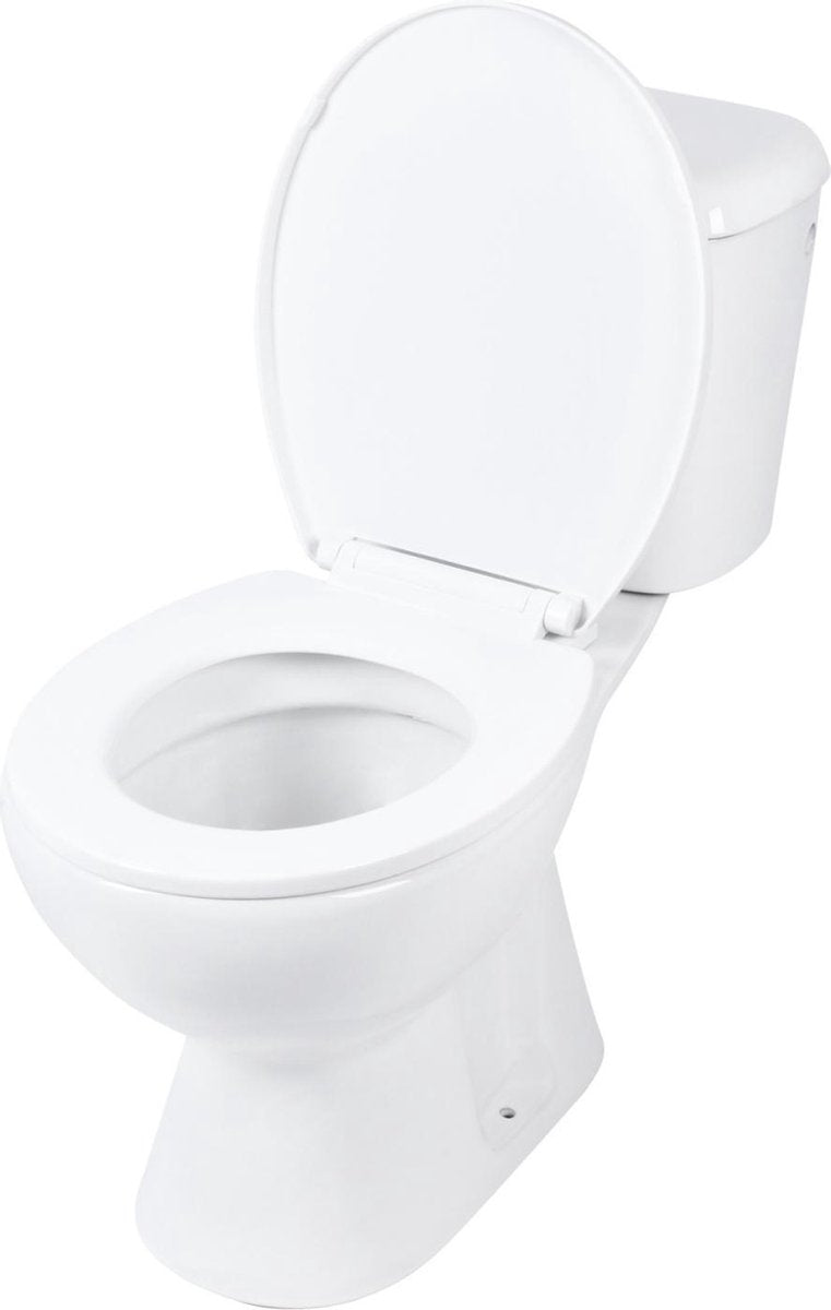 Cuvette sur pied Differnz avec sortie PK avec abattant blanc