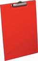 Porte-bloc Bantex avec pince + passant pour stylo rouge