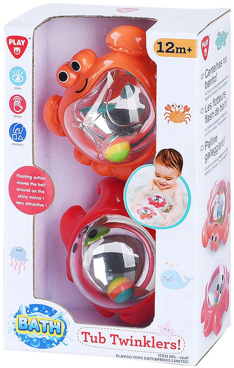Jouez à la baignoire baignoire twinklers krab et octopus, 2st.