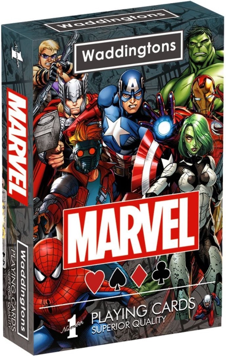 Mouvements gagnants univers Marvel - cartes à jouer - waddingtons no.1