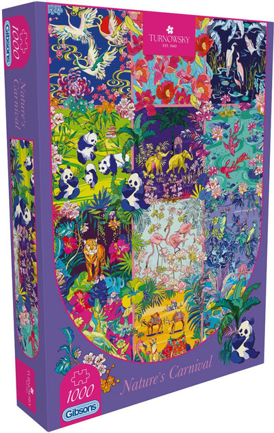 Gibsons - carnaval der nature (chaud : le carnaval de la nature) - maison de Turnowsky - 1000 pièces - 49×68cm - puzzle pour adultes